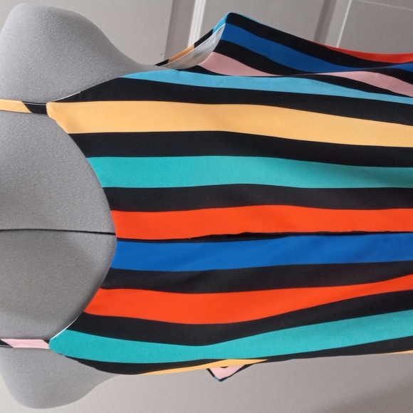 NWT Sivia Striped Spegetti Strap Top Size Large - Picture 2 of 6